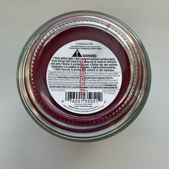 Candle-Lite • Juicy Black Cherries Candle - Picture 8 of 11